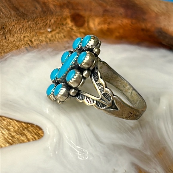 🖤Navajo Sterling silver turquoise ring - Picture 5 of 11